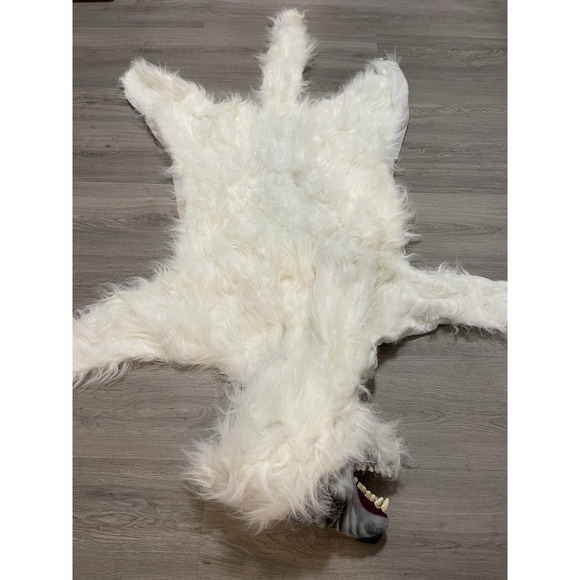 Spirit Halloween Decoration Scary Werewolf Rug Rare Open Box - Picture 3 of 13